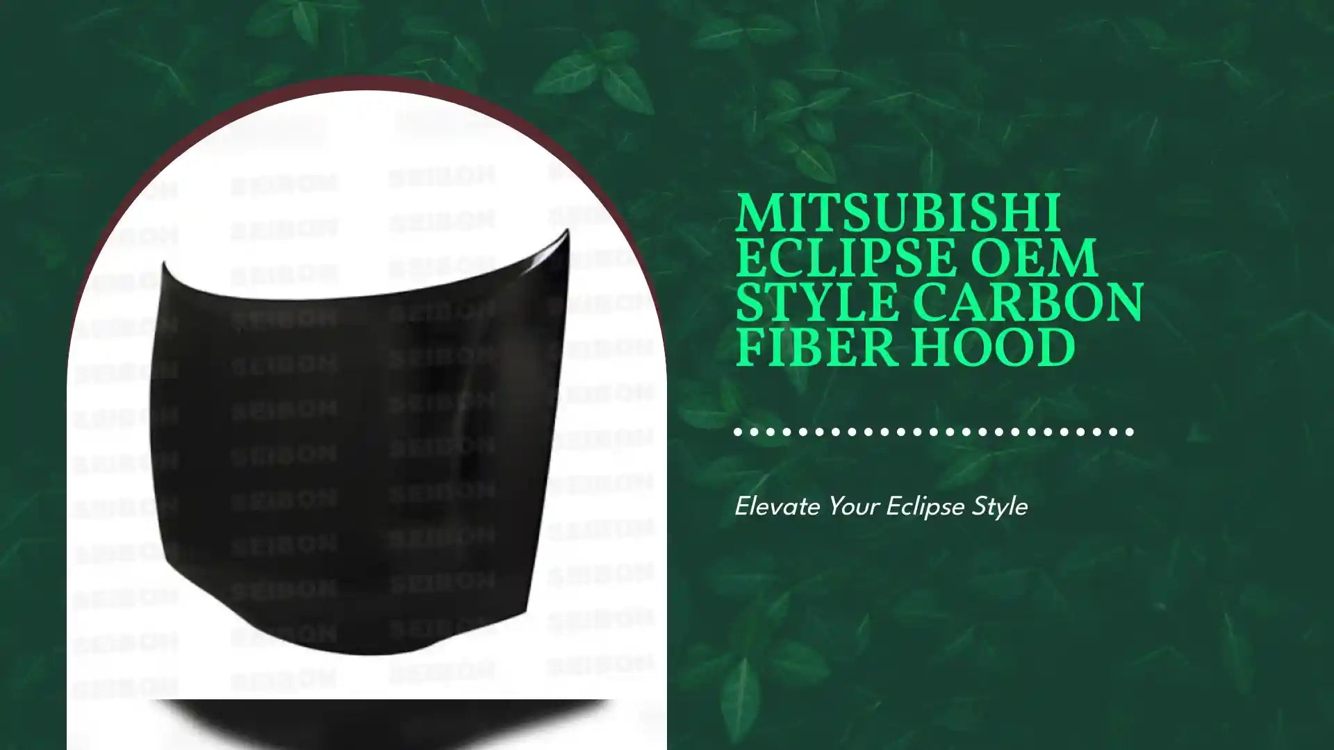 Mitsubishi Eclipse OEM Style Carbon Fiber Hood by@Outfy