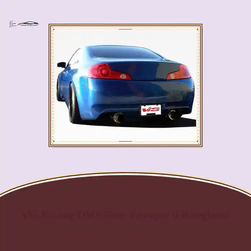 VIS Racing DMX Rear Bumper (Fiberglass) by@Outfy