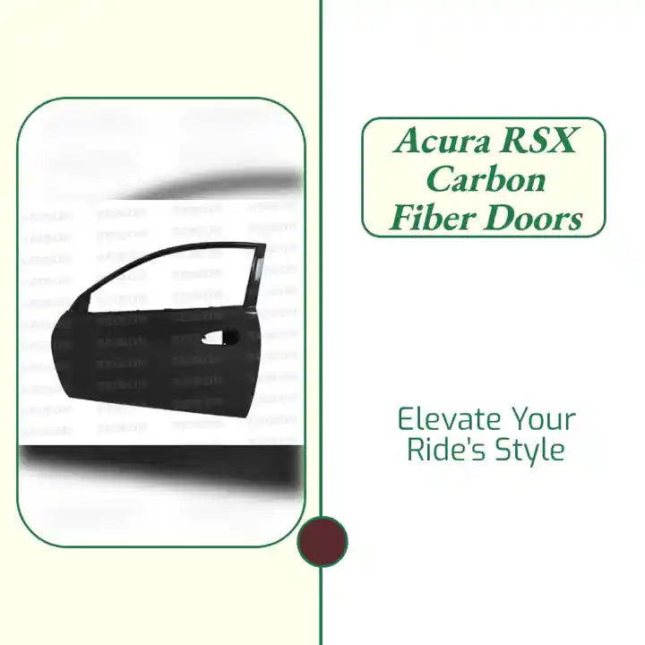 Acura RSX Carbon Fiber Doors by@Outfy