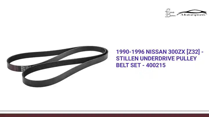 1990-1996 Nissan 300ZX [Z32] - STILLEN Underdrive Pulley Belt Set - 400215 by@Outfy