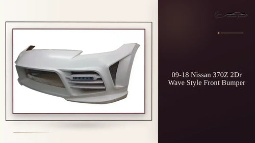 09-18 Nissan 370Z 2Dr Wave Style Front Bumper by@Outfy