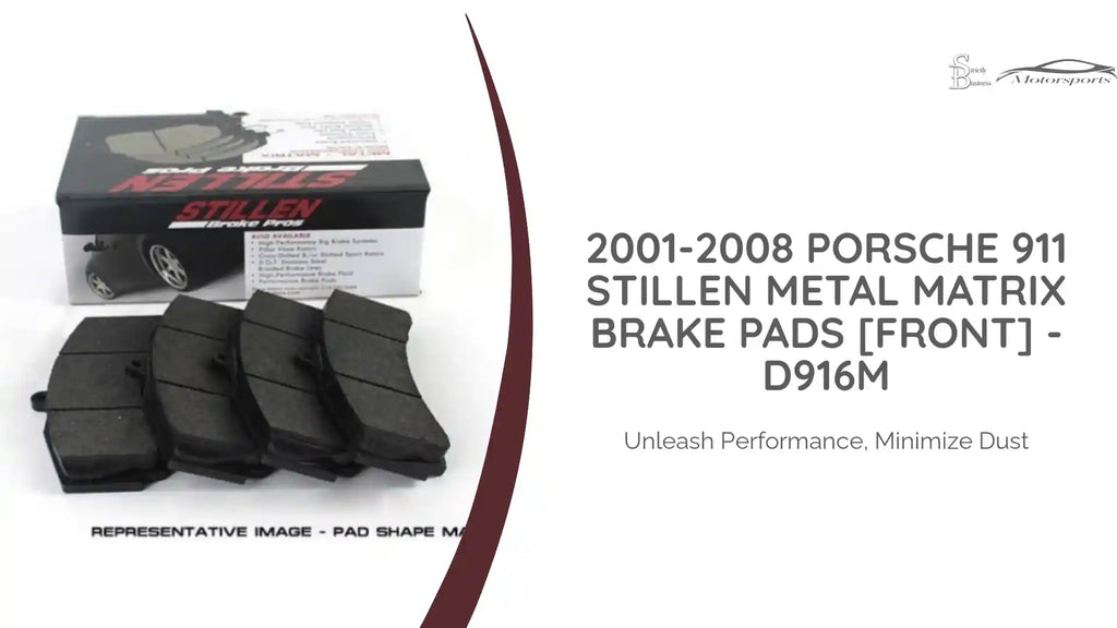 2001-2008 Porsche 911 STILLEN Metal Matrix Brake Pads [Front] - D916M by@Outfy