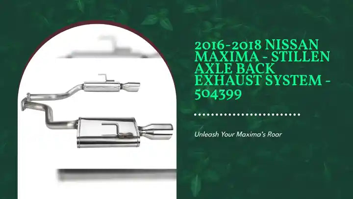 2016-2018 Nissan Maxima - STILLEN Axle Back Exhaust System - 504399 by@Outfy