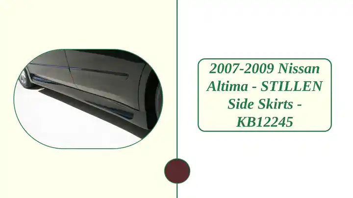 2007-2009 Nissan Altima - STILLEN Side Skirts - KB12245 by@Outfy