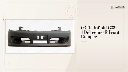 03-04 Infiniti G35 4Dr Techno R Front Bumper by@Outfy