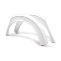 Seibon RF16HDCV4-TT-GF TT-style fiberglass rear fender flares for 2016-2020 Honda Civic 4 Dr