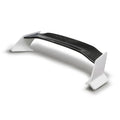 Seibon RS16HDCV4-TT-GF TT-style fiberglass rear spoiler with carbon fiber center for 2016-2020 Honda Civic 4 Dr