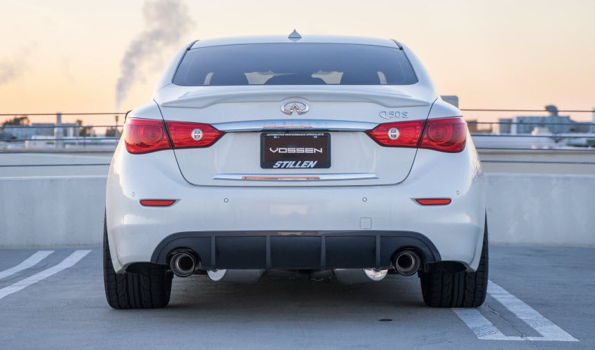 2016-2024 Infiniti Q50 [3.0t] Cat Back Exhaust System w/ Polished Tips - 504451