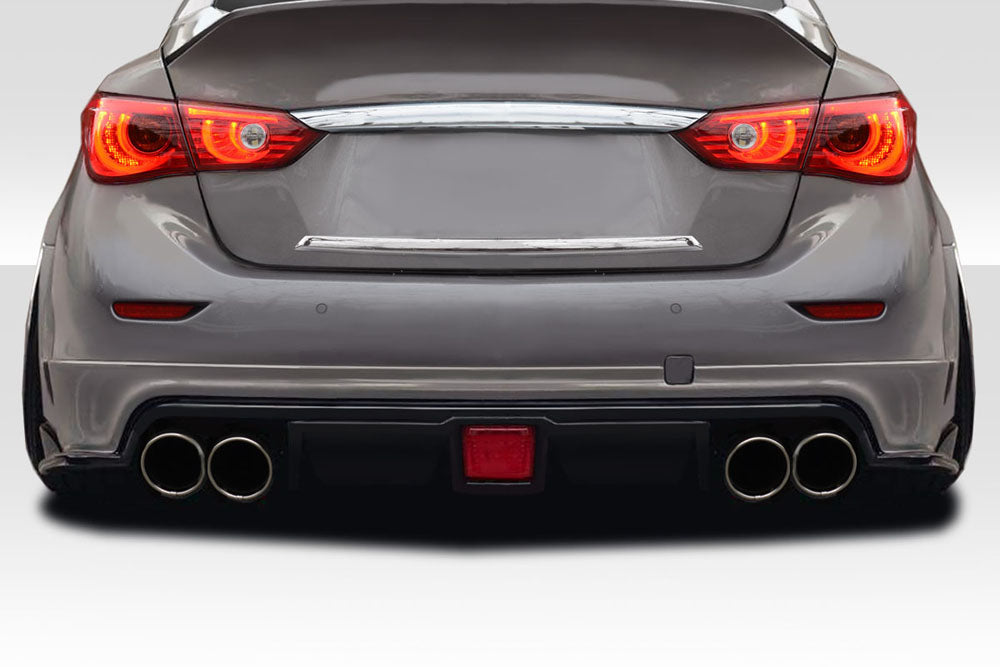 2014-2018 Infiniti Q50 Duraflex Bltz Rear Diffuser - 1 Piece FRP ...