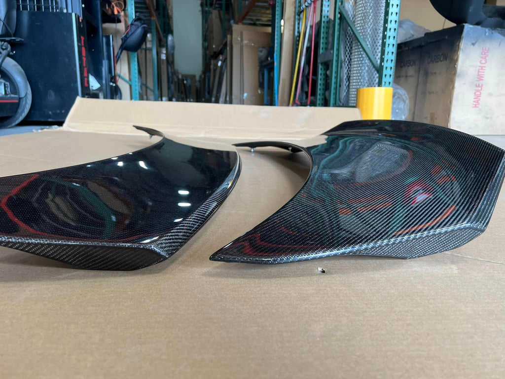 SBGT 18+ Kia Stinger Duckbill rear hatch lid spoiler CF Shipping included