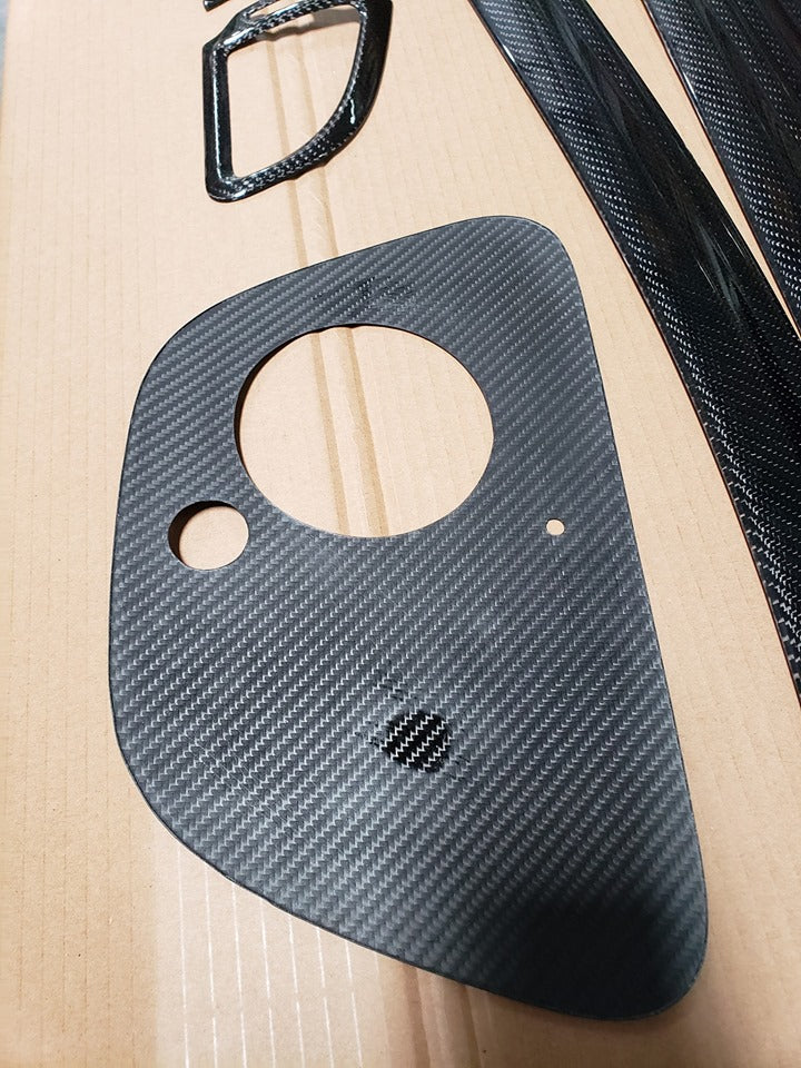 Kia Stinger Dash Vent Kit True CF  Cover 5 piece set