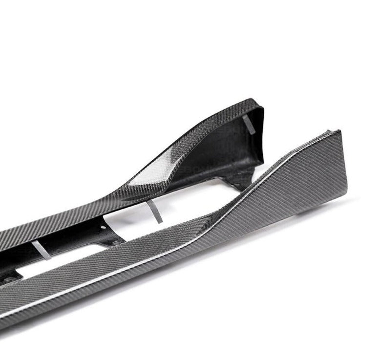 Seibon OEM-Style Carbon Fiber Side Skirts Toyota Supra A90 2-Door Coupe 2020-2021