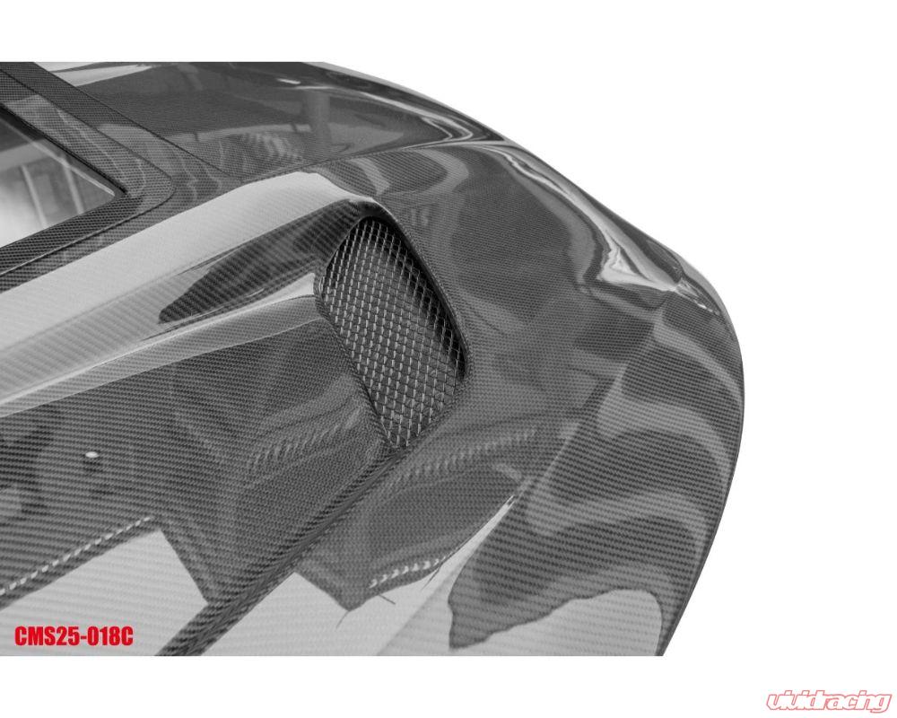 CMST Tuning  Tempered Glass Transparent Clearview Hood Bonnet Infiniti Q60 2017-2022 FRP
