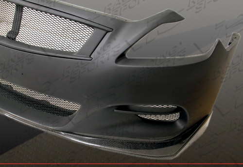 08-13 Infiniti G37 2Dr Zelda Front Bumper With Carbon Lip