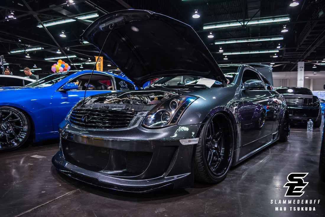 SBGT 2003-2007 Infiniti G35 2Dr GT3 Style Front Bumper