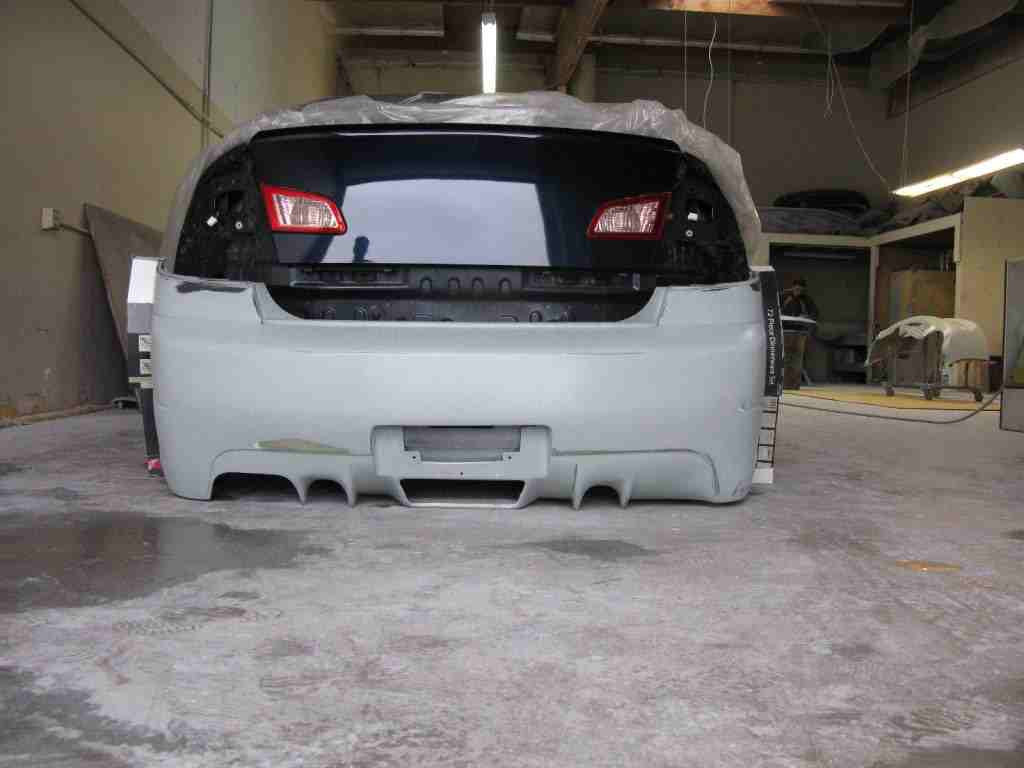 SBGT  03-04 Infiniti G35 Sedan Rear Bumper