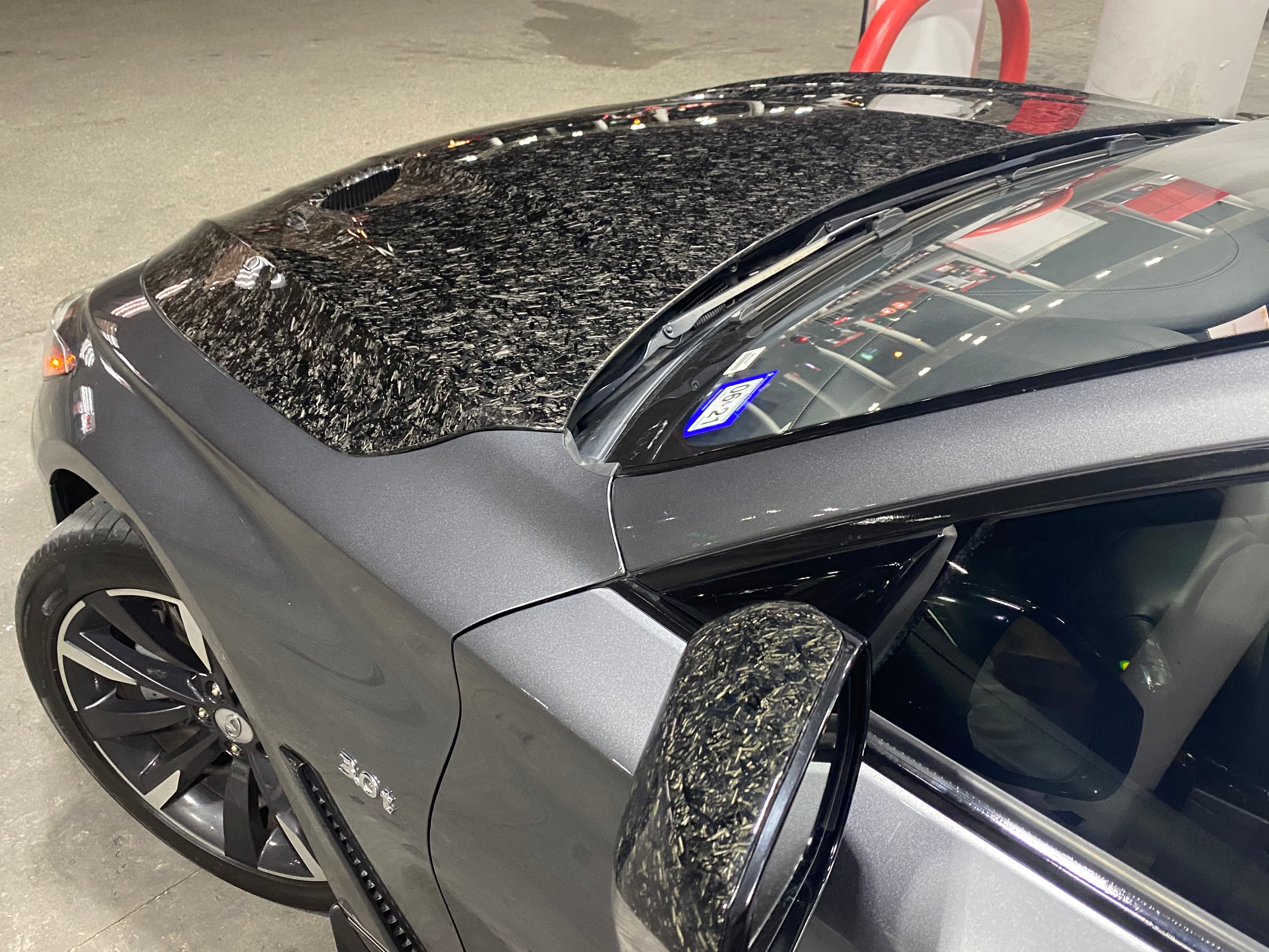 SBGT 2017+ Q60 Coupe CF Hood shipping included