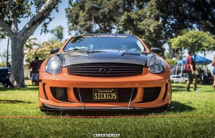SBGT 2003-2007 Infiniti G35 2Dr GT3 Style Front Bumper