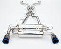 Invidia Gemini Rolled Titanium Burnt Tips Catback Exhaust Infiniti Q50 RWD 2014-2015