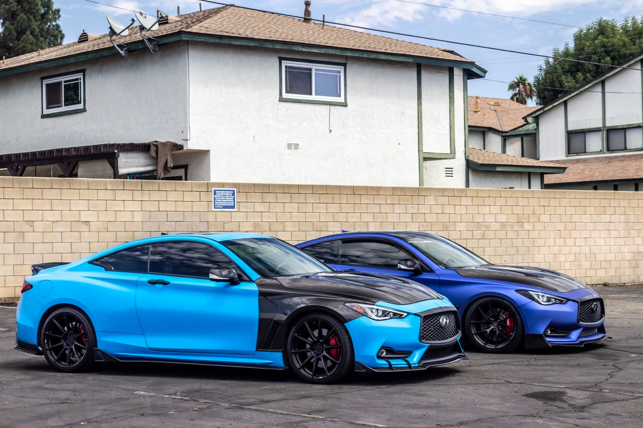 SBGT 2017+ Q60 Coupe CF Fenders Pair