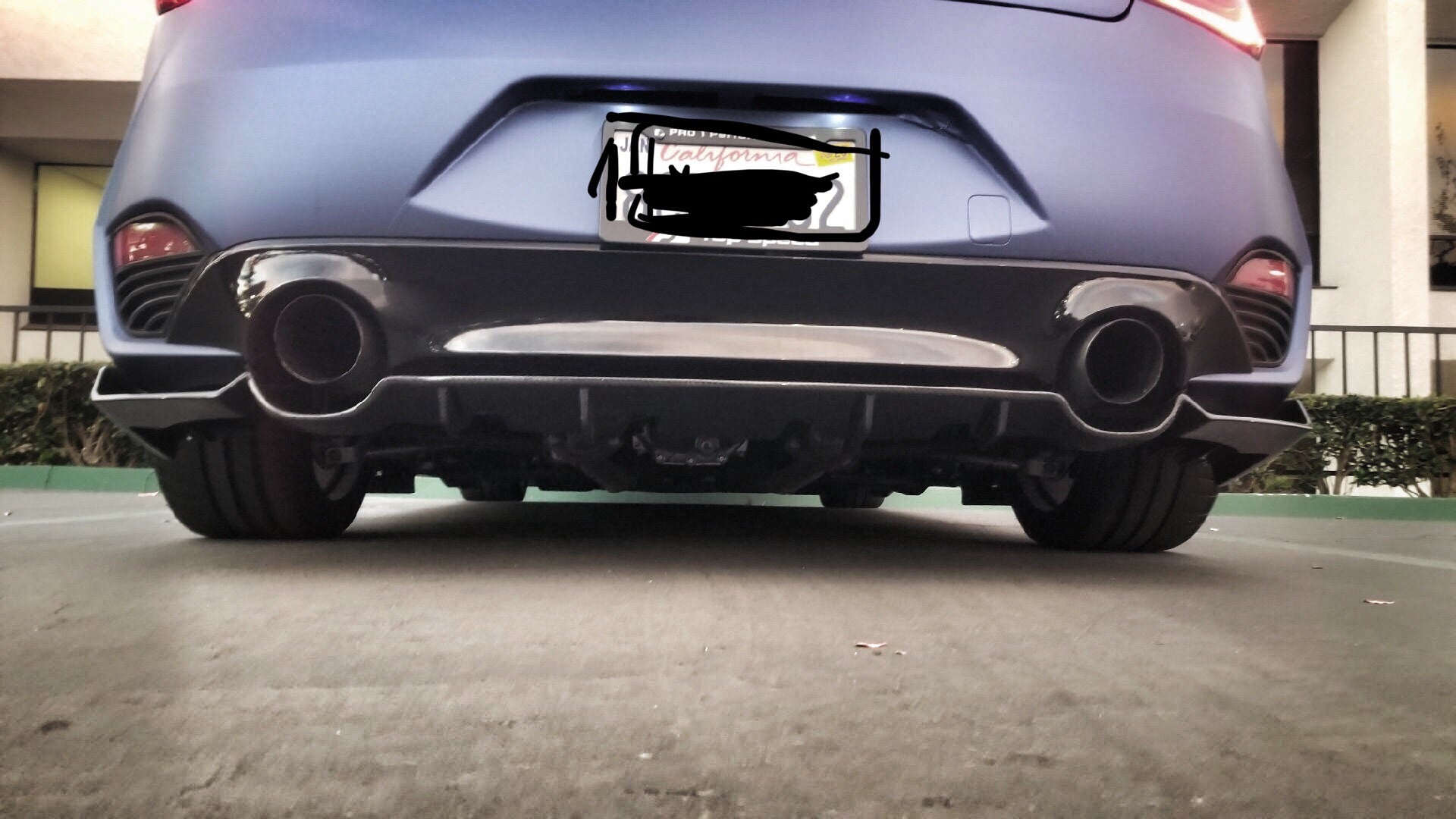 SBGT  2017+ Q60 Coupe Rear Splitter