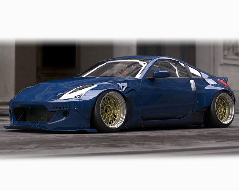 GReddy Rocket Bunny Wide Body Front Fenders Nissan 350Z Z33 2003-2009