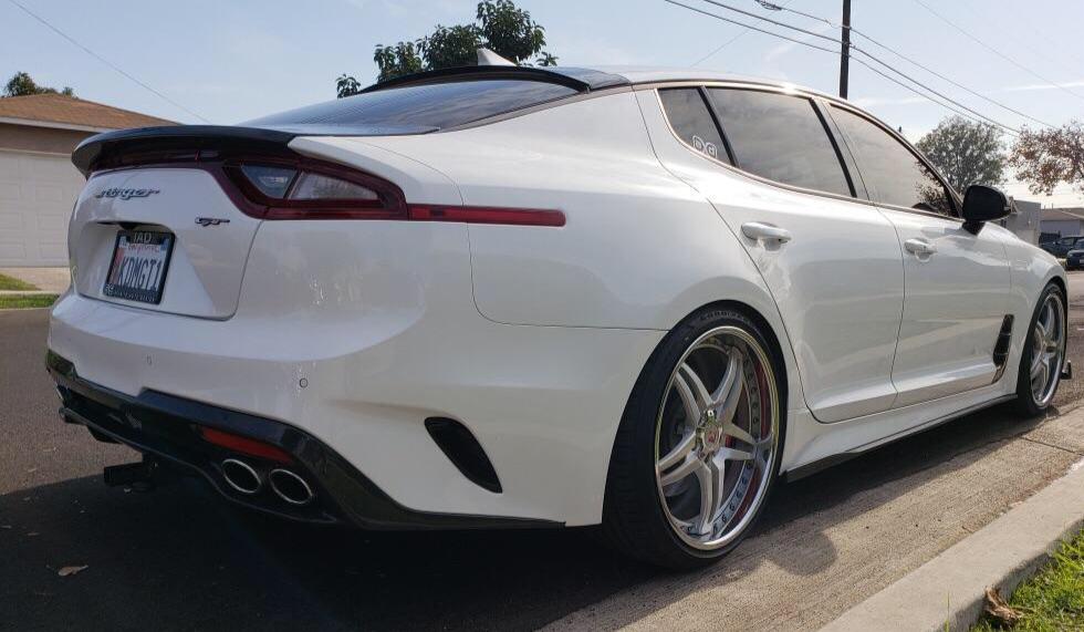 SBGT Kia Stinger Carbon Fiber Side Splitters