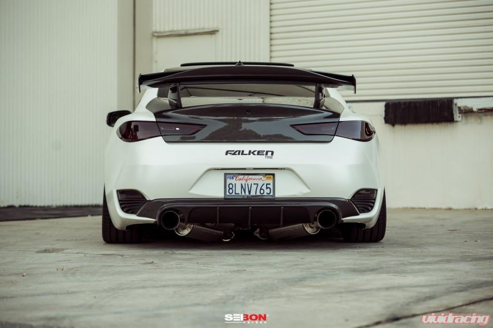 Seibon TB-Style Carbon Fiber Rear Spoiler Infiniti Q60 2017-2021