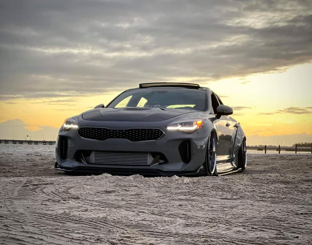SBGT Kia Stinger GTS CF hood.    Shipping Included