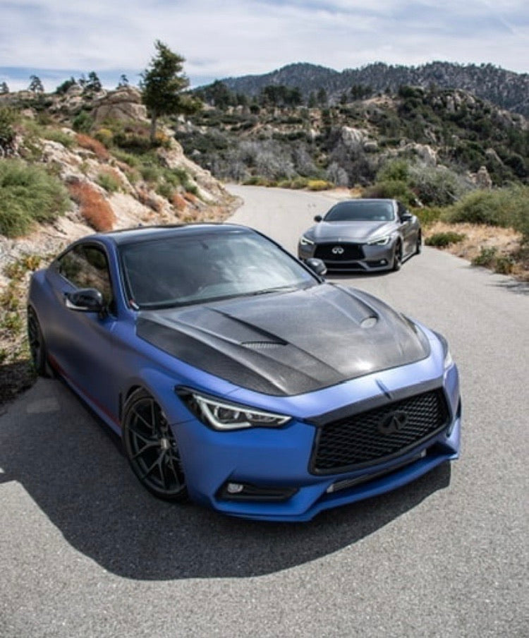 SBGT 2017+ Q60 Coupe CF Hood shipping included