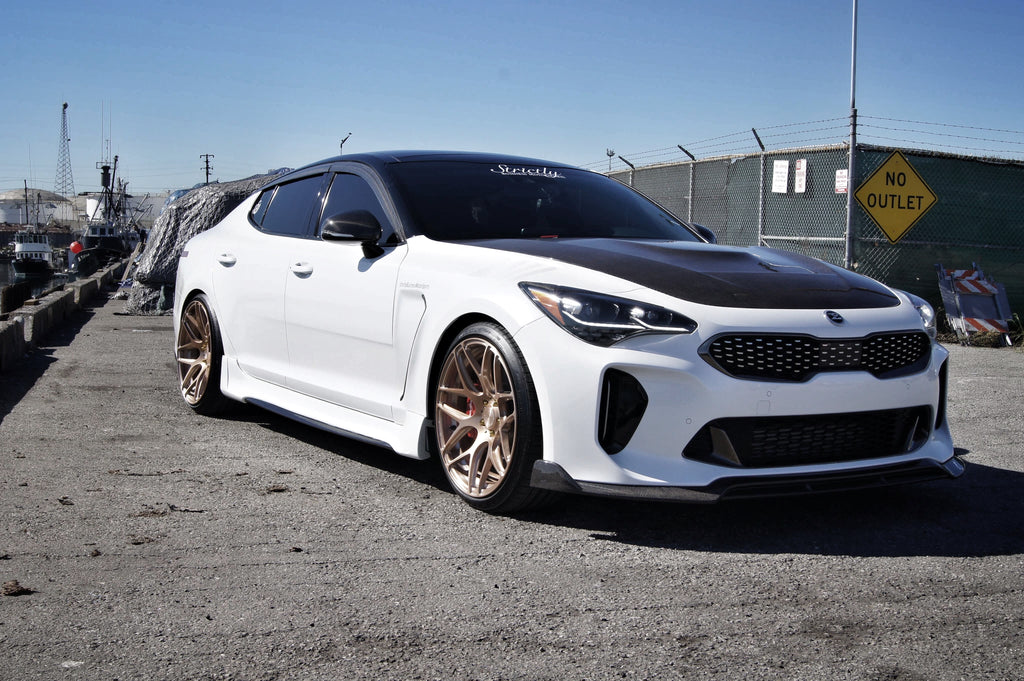 SBGT Kia Stinger Carbon Fiber Front Splitter    Shipping included